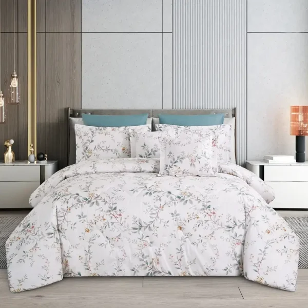 Cotton Floral Comforter Set