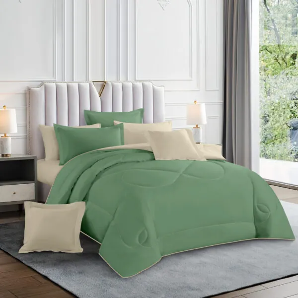 Modern & Simple Solid Comforter Set