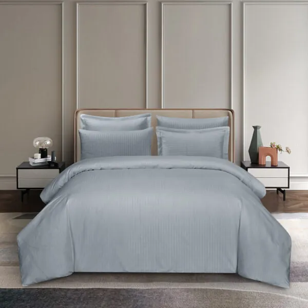 Premium Stripe Hotel Bedding Set