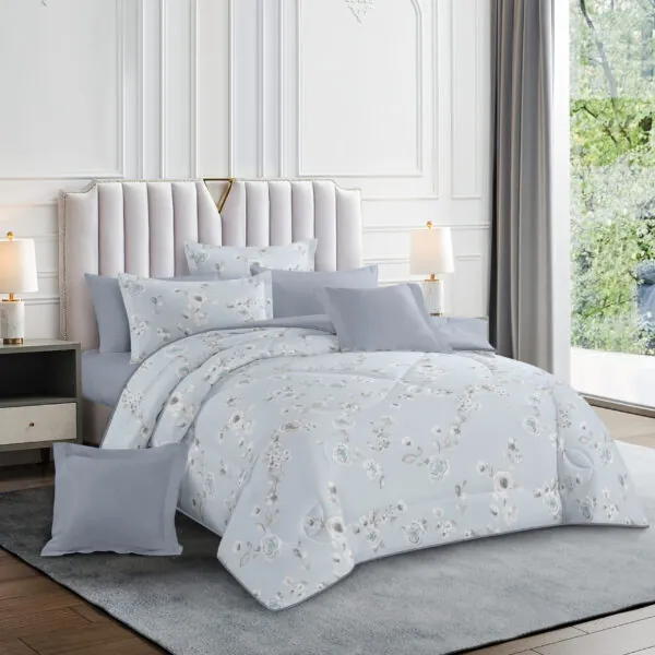 New Floral Printed Comforter Set for Bedding for Aesthetic Bedroom