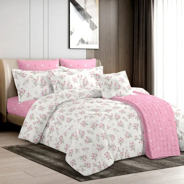 New Design Bedspread Comforter Set with Pillow Shams