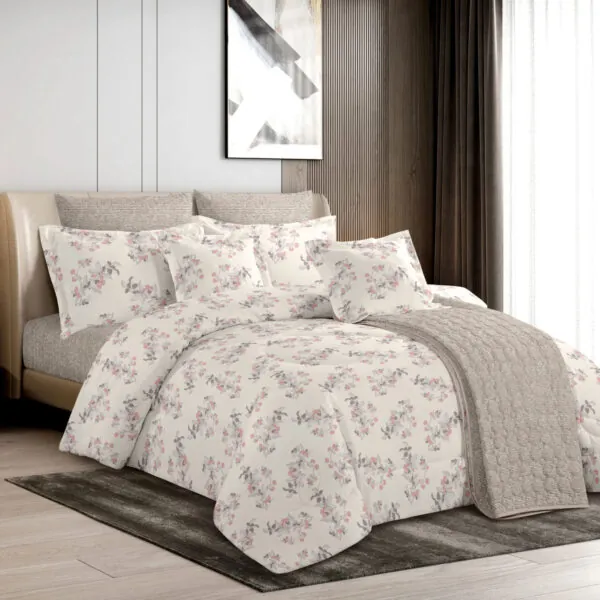 New Printed Bedspread Comforter Set with Pillow Shams