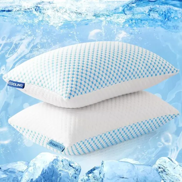 Cool Feeling Cervical Memory Foam Pillow for Summer AB Side