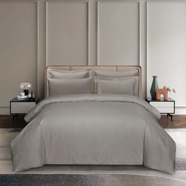 Premium Stripe Hotel Bedding Set
