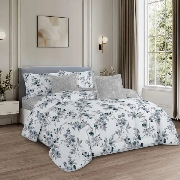 Modern & Elegant Floral Comforter Set