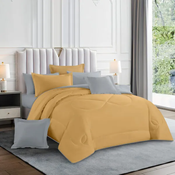 Modern & Simple Solid Comforter Set