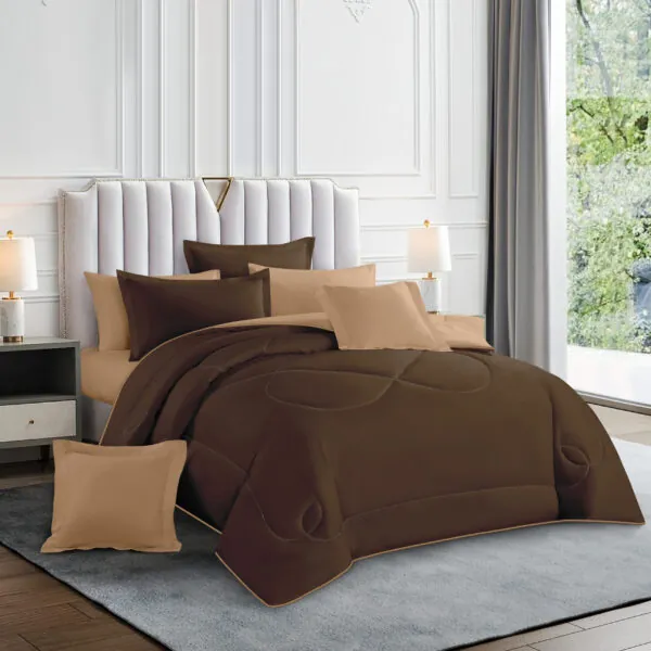 Modern & Simple Solid Comforter Set