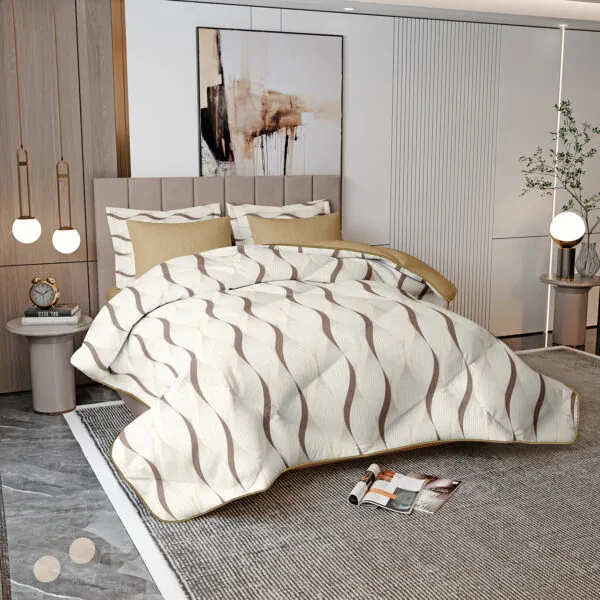 Ripple Printed Comforter Set Bedding Collection