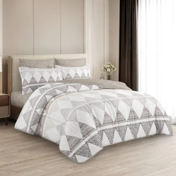 Geometry Printed Comforter Set Bedding Collection