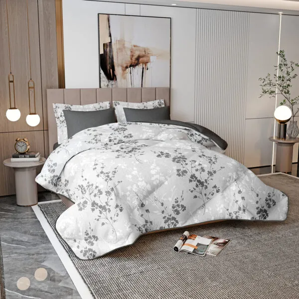 Liusha Printed Comforter Set Bedding Collection