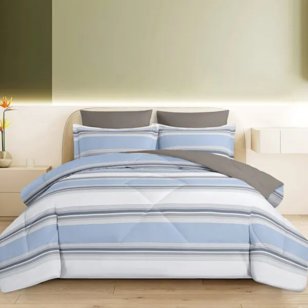 Printed Cotton Comforter Set Bedding Collection Support Customized