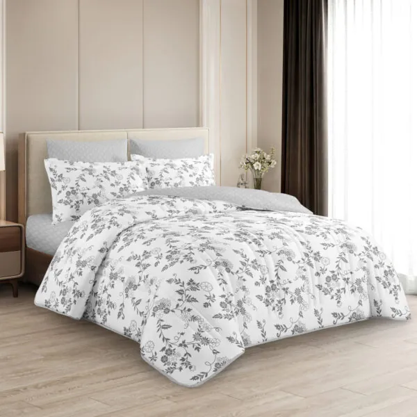 Foliage Printed Comforter Set Bedding Collection